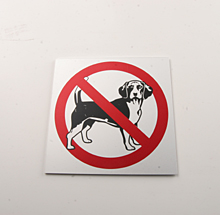 &quot;Entrance with dogs is not allowed&quot; Nr.2