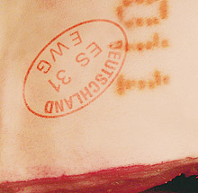 Штемпельные чернила для маркировки мяса ЕС (1L)